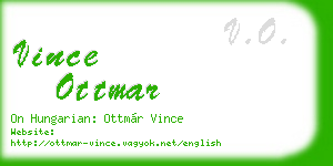 vince ottmar business card